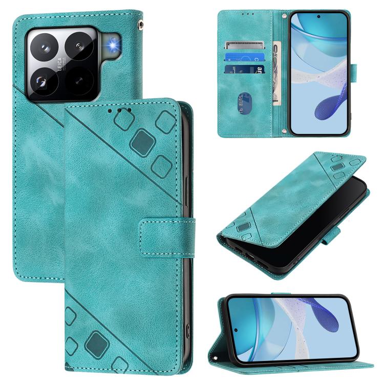 Skin-feel Embossed Leather Phone Case, For Xiaomi 17 Max 5G, For Xiaomi 17T Pro 5G, For Xiaomi Poco M7 4G 169mm, For Xiaomi 15T Pro 5G, For Xiaomi 15T 5G, For Xiaomi Civi 5 Pro 5G, For Xiaomi 15S Pro 5G, For Xiaomi Poco M7 5G / C75 4G