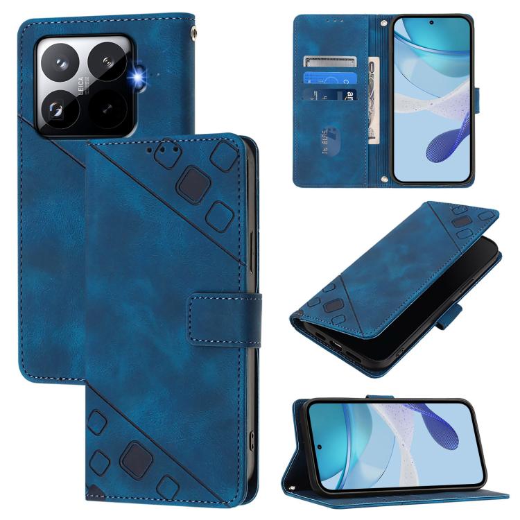 Skin-feel Embossed Leather Phone Case, For Xiaomi 17 Max 5G, For Xiaomi 17T Pro 5G, For Xiaomi Poco M7 4G 169mm, For Xiaomi 15T Pro 5G, For Xiaomi 15T 5G, For Xiaomi Civi 5 Pro 5G, For Xiaomi 15S Pro 5G, For Xiaomi Poco M7 5G / C75 4G