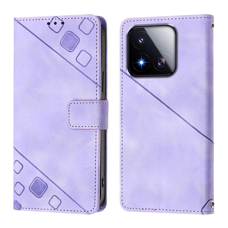 Skin-feel Embossed Leather Phone Case, For Xiaomi 17 Max 5G, For Xiaomi 17T Pro 5G, For Xiaomi Poco M7 4G 169mm, For Xiaomi 15T Pro 5G, For Xiaomi 15T 5G, For Xiaomi Civi 5 Pro 5G, For Xiaomi 15S Pro 5G, For Xiaomi Poco M7 5G / C75 4G