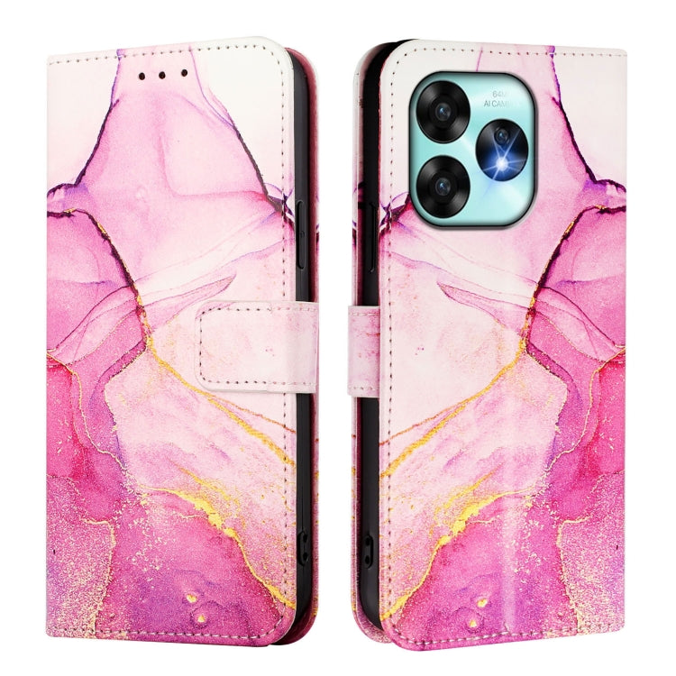 PT003 Marble Pattern Flip Leather Phone Case, For Umidigi A15 / A15C / A15T, For Umidigi Bison X20