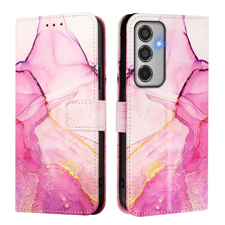 PT003 Marble Pattern Flip Leather Phone Case, For Samsung Galaxy M35