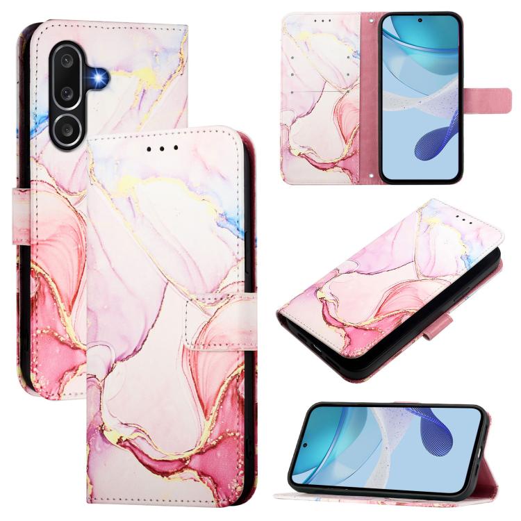 PT003 Marble Pattern Flip Leather Phone Case, For Samsung Galaxy M56, For Samsung Galaxy M16 5G / F16 5G, For Samsung Galaxy M06 5G / F6 5G, For Samsung Galaxy M35, For Samsung Galaxy XCover7 Pro