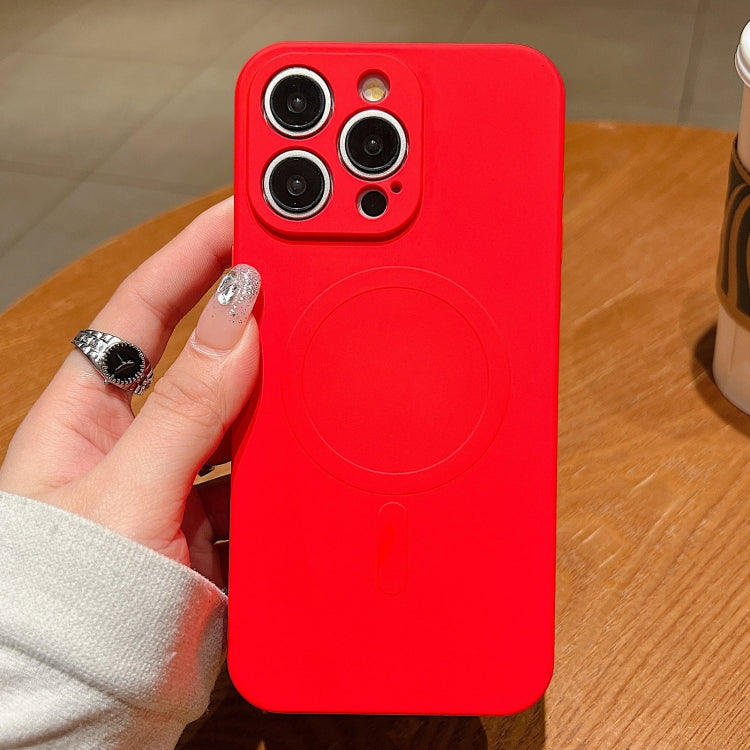 Solid Color Liquid Silicone MagSafe Magnetic Phone Case, For iPhone 12 Pro Max, For iPhone 12 Pro, For iPhone 11 Pro Max