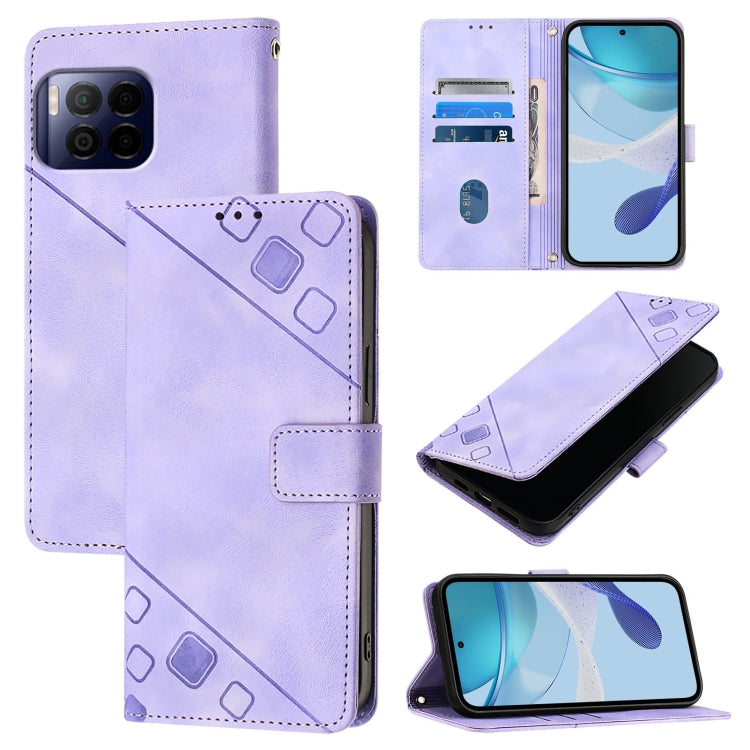 Skin-feel Embossed Leather Phone Case, For T-Mobile Revvl 8, For T-Mobile REVVL 7 Pro 5G, For T-Mobile REVVL 7 5G, For T-Mobile REVVL 6 Pro / 6x Pro 5G, For T-Mobile REVVL 6 / 6x 5G