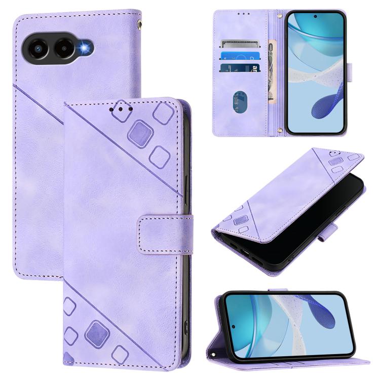 Skin-feel Embossed Leather Phone Case, For T-Mobile Revvl 8, For T-Mobile REVVL 7 Pro 5G, For T-Mobile REVVL 7 5G, For T-Mobile REVVL 6 Pro / 6x Pro 5G, For T-Mobile REVVL 6 / 6x 5G