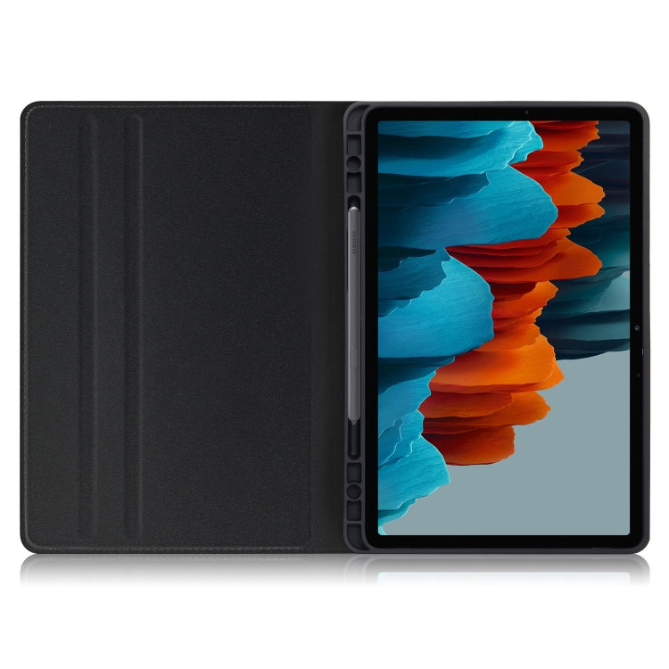 TPU Front Support Horizontal Flip Leather Case with Holder & Pen Slot & Sleep / Wake-up Functio, For Samsung Galaxy Tab S8 / Galaxy Tab S7 T870/T875, For Samsung Galaxy Tab S8+ / Tab S8 Plus /  Tab S7 FE / Tab S7+ T970/T976B
