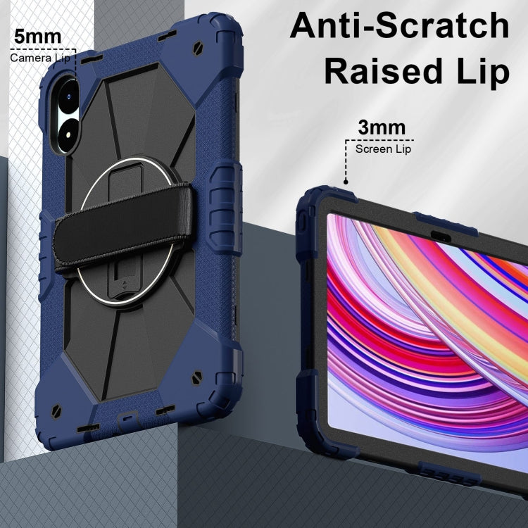 Contrast Color Robot Silicone Hybrid PC Tablet Case, For Xiaomi Poco Pad 12.1, For Xiaomi Redmi Pad SE 8.7