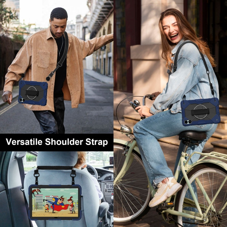 Contrast Color Robot Silicone Hybrid PC Tablet Case, For Xiaomi Poco Pad 12.1, For Xiaomi Redmi Pad SE 8.7