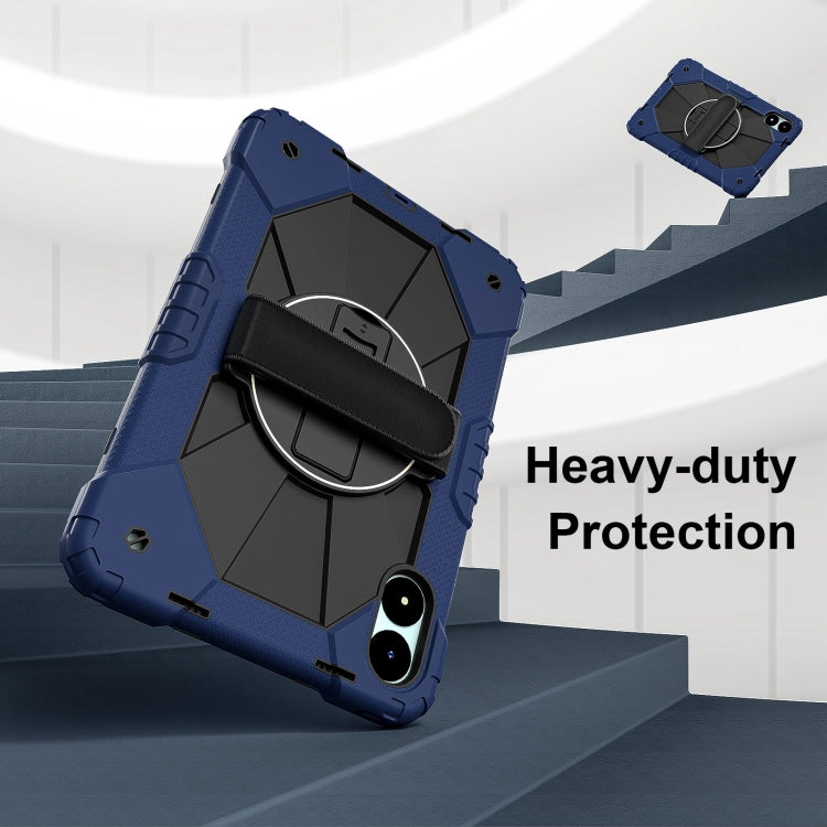 Contrast Color Robot Silicone Hybrid PC Tablet Case, For Xiaomi Poco Pad 12.1, For Xiaomi Redmi Pad SE 8.7