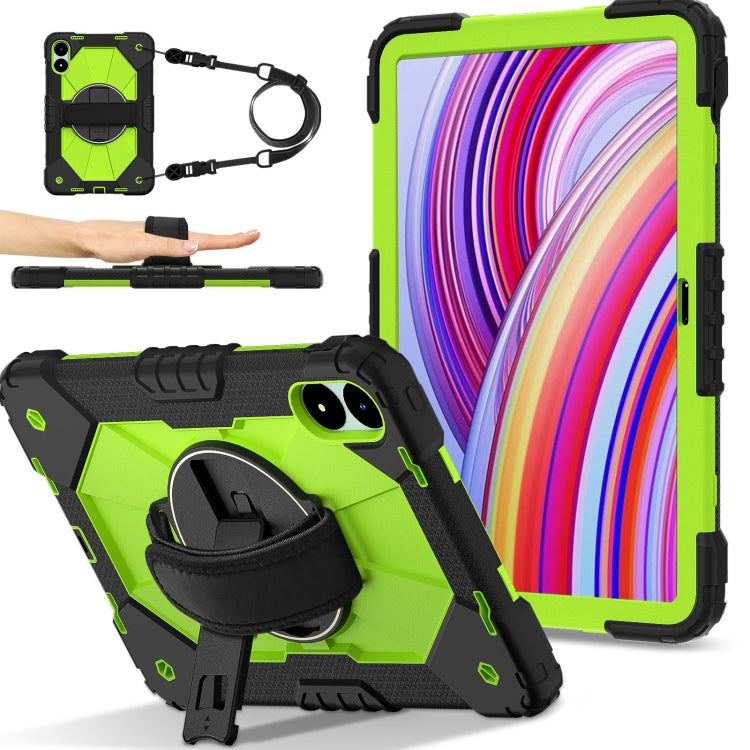 Contrast Color Robot Silicone Hybrid PC Tablet Case, For Xiaomi Poco Pad 12.1, For Xiaomi Redmi Pad SE 8.7