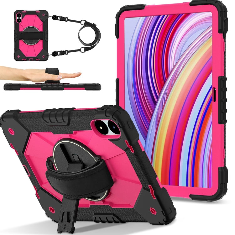 Contrast Color Robot Silicone Hybrid PC Tablet Case, For Xiaomi Poco Pad 12.1, For Xiaomi Redmi Pad SE 8.7