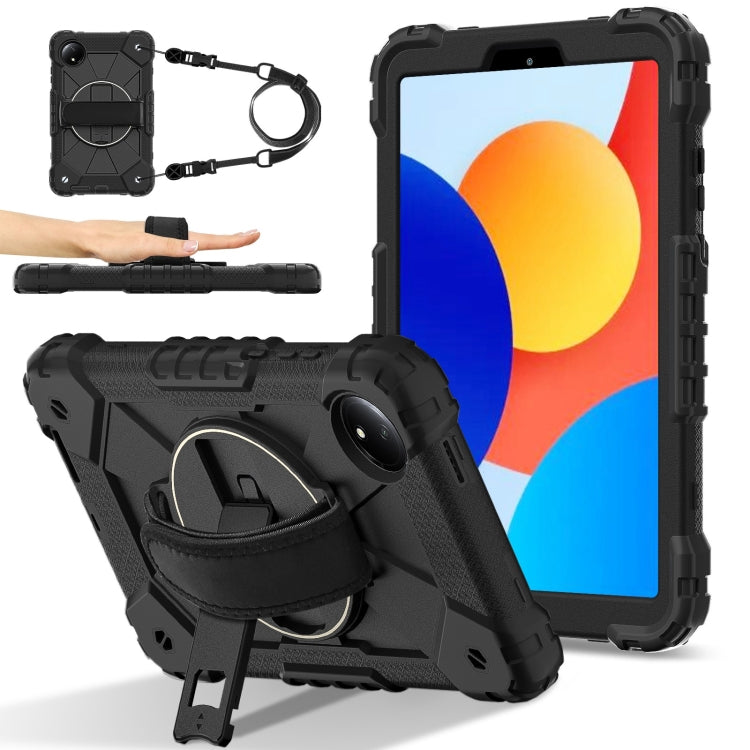 Contrast Color Robot Silicone Hybrid PC Tablet Case, For Xiaomi Poco Pad 12.1, For Xiaomi Redmi Pad SE 8.7