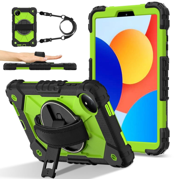 Contrast Color Robot Silicone Hybrid PC Tablet Case, For Xiaomi Poco Pad 12.1, For Xiaomi Redmi Pad SE 8.7