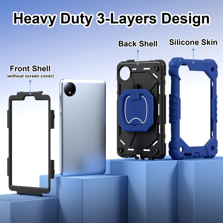 Contrast Color Robot Silicone Hybrid PC Tablet Case, For Xiaomi Redmi Pad SE 8.7