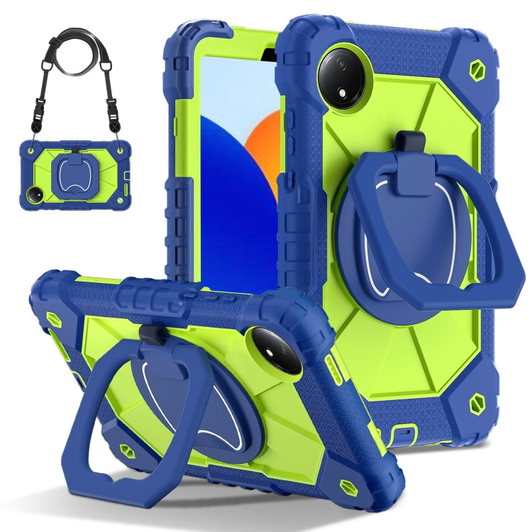 Contrast Color Robot Silicone Hybrid PC Tablet Case, For Xiaomi Redmi Pad SE 8.7