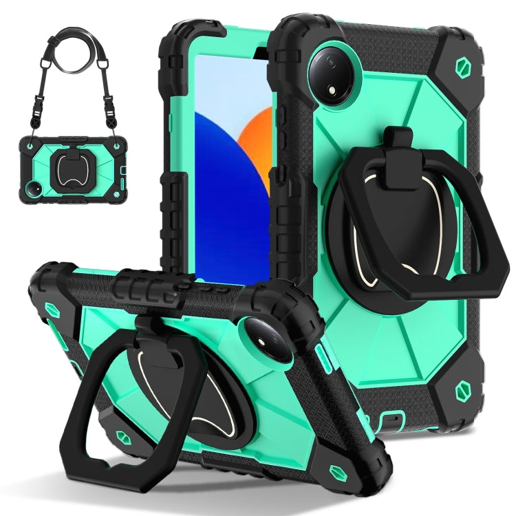 Contrast Color Robot Silicone Hybrid PC Tablet Case, For Xiaomi Redmi Pad SE 8.7