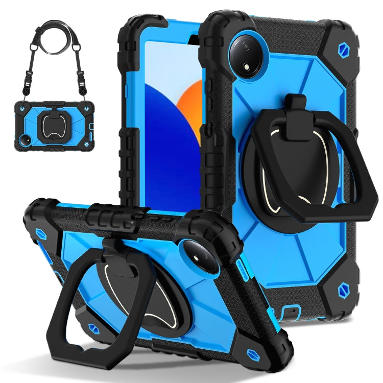 Contrast Color Robot Silicone Hybrid PC Tablet Case, For Xiaomi Redmi Pad SE 8.7
