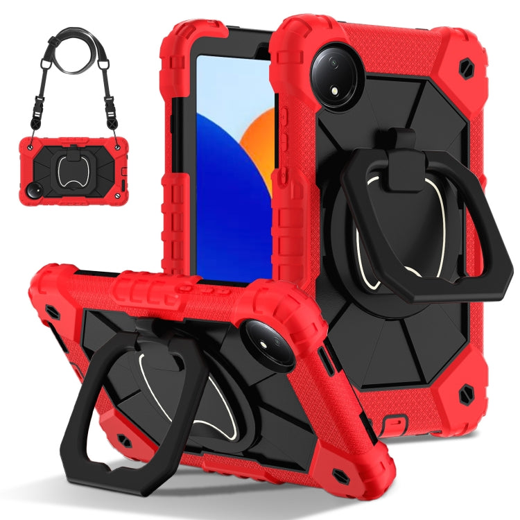 Contrast Color Robot Silicone Hybrid PC Tablet Case, For Xiaomi Redmi Pad SE 8.7