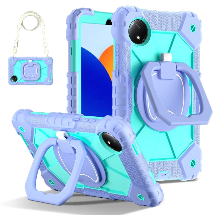 Contrast Color Robot Silicone Hybrid PC Tablet Case, For Xiaomi Redmi Pad SE 8.7