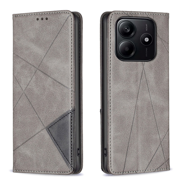 Rhombus Texture Magnetic Leather Phone Case, For Redmi K90 / Poco F8 Pro 5G, For Redmi 15 5G Global / 15 4G SEA 169.5mm, For Redmi A5 4G 171.7mm, For Redmi K80 / K80 Pro, For Redmi Note 14 Pro 4G, For Redmi Note 14 4G 163.25mm, For Redmi Note 14 5G    ...