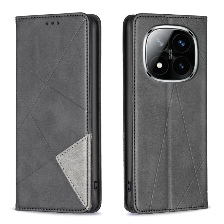 Rhombus Texture Magnetic Leather Phone Case, For Redmi K90 / Poco F8 Pro 5G, For Redmi 15 5G Global / 15 4G SEA 169.5mm, For Redmi A5 4G 171.7mm, For Redmi K80 / K80 Pro, For Redmi Note 14 Pro 4G, For Redmi Note 14 4G 163.25mm, For Redmi Note 14 5G    ...