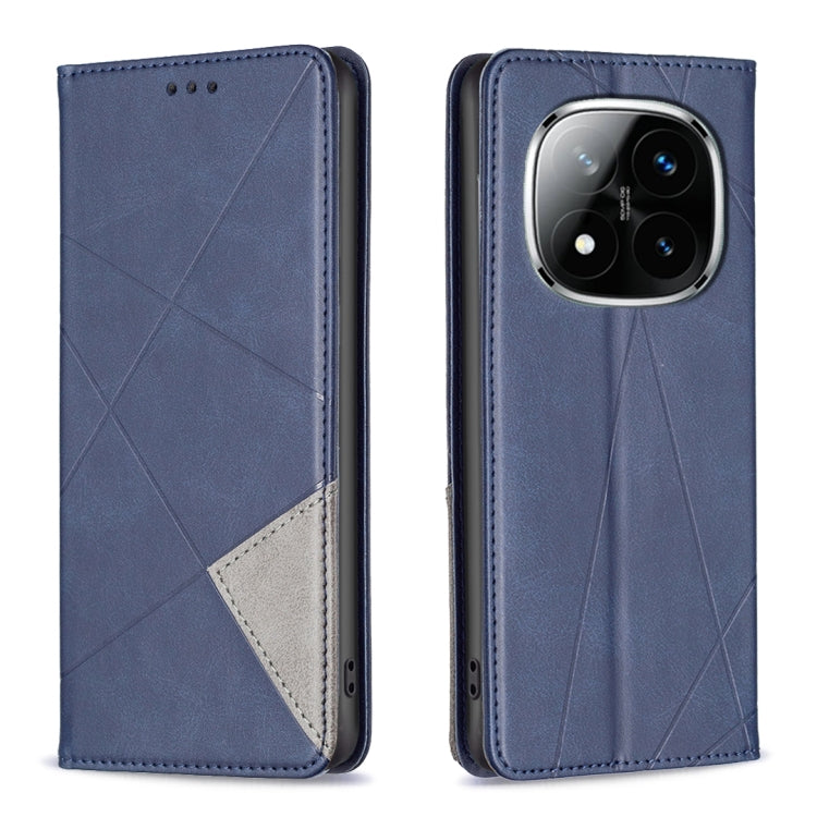 Rhombus Texture Magnetic Leather Phone Case, For Redmi K90 / Poco F8 Pro 5G, For Redmi 15 5G Global / 15 4G SEA 169.5mm, For Redmi A5 4G 171.7mm, For Redmi K80 / K80 Pro, For Redmi Note 14 Pro 4G, For Redmi Note 14 4G 163.25mm, For Redmi Note 14 5G    ...
