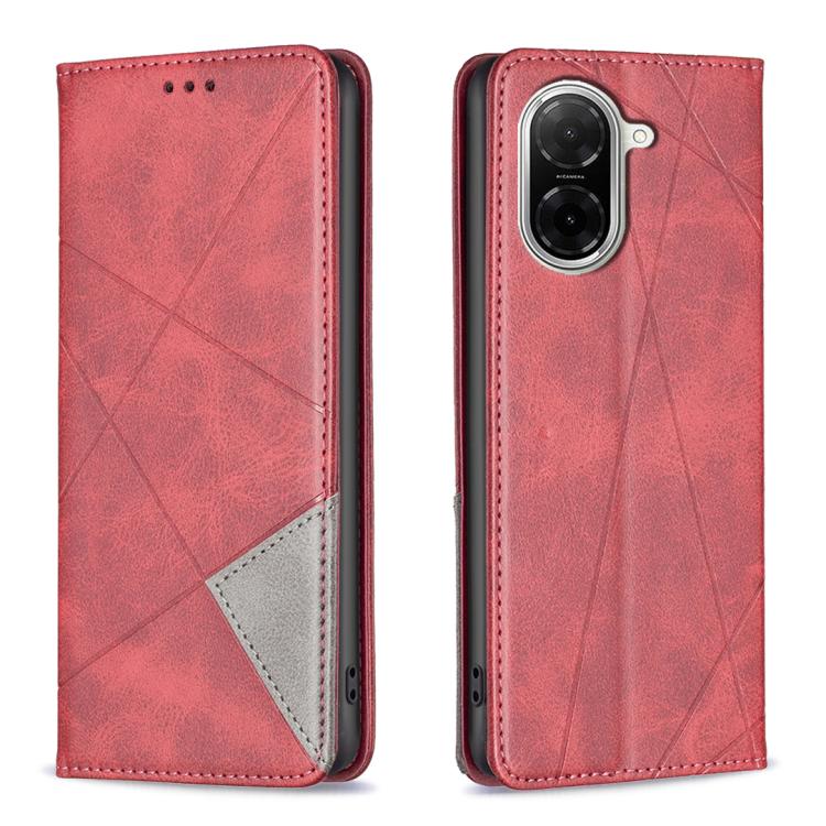 Rhombus Texture Magnetic Leather Phone Case, For Redmi K90 / Poco F8 Pro 5G, For Redmi 15 5G Global / 15 4G SEA 169.5mm, For Redmi A5 4G 171.7mm, For Redmi K80 / K80 Pro, For Redmi Note 14 Pro 4G, For Redmi Note 14 4G 163.25mm, For Redmi Note 14 5G    ...