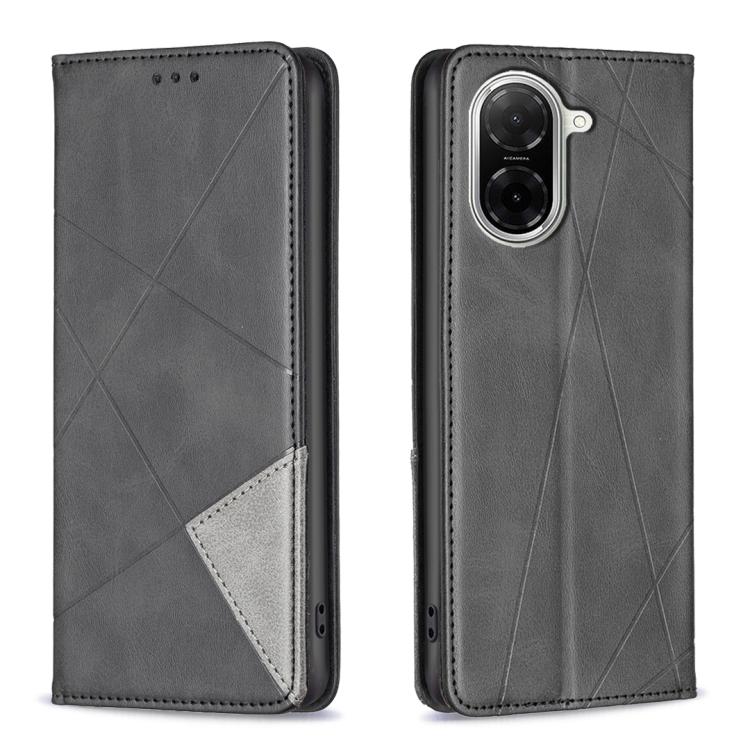 Rhombus Texture Magnetic Leather Phone Case, For Redmi K90 / Poco F8 Pro 5G, For Redmi 15 5G Global / 15 4G SEA 169.5mm, For Redmi A5 4G 171.7mm, For Redmi K80 / K80 Pro, For Redmi Note 14 Pro 4G, For Redmi Note 14 4G 163.25mm, For Redmi Note 14 5G    ...