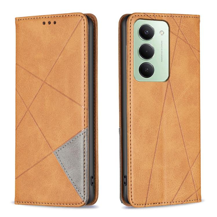 Rhombus Texture Magnetic Leather Phone Case, For Redmi K90 / Poco F8 Pro 5G, For Redmi 15 5G Global / 15 4G SEA 169.5mm, For Redmi A5 4G 171.7mm, For Redmi K80 / K80 Pro, For Redmi Note 14 Pro 4G, For Redmi Note 14 4G 163.25mm, For Redmi Note 14 5G    ...
