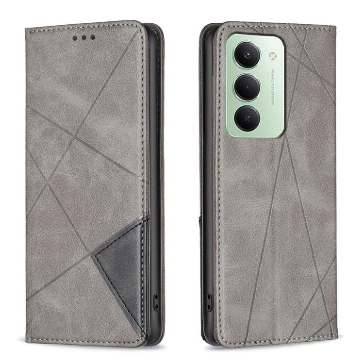 Rhombus Texture Magnetic Leather Phone Case, For Redmi K90 / Poco F8 Pro 5G, For Redmi 15 5G Global / 15 4G SEA 169.5mm, For Redmi A5 4G 171.7mm, For Redmi K80 / K80 Pro, For Redmi Note 14 Pro 4G, For Redmi Note 14 4G 163.25mm, For Redmi Note 14 5G    ...