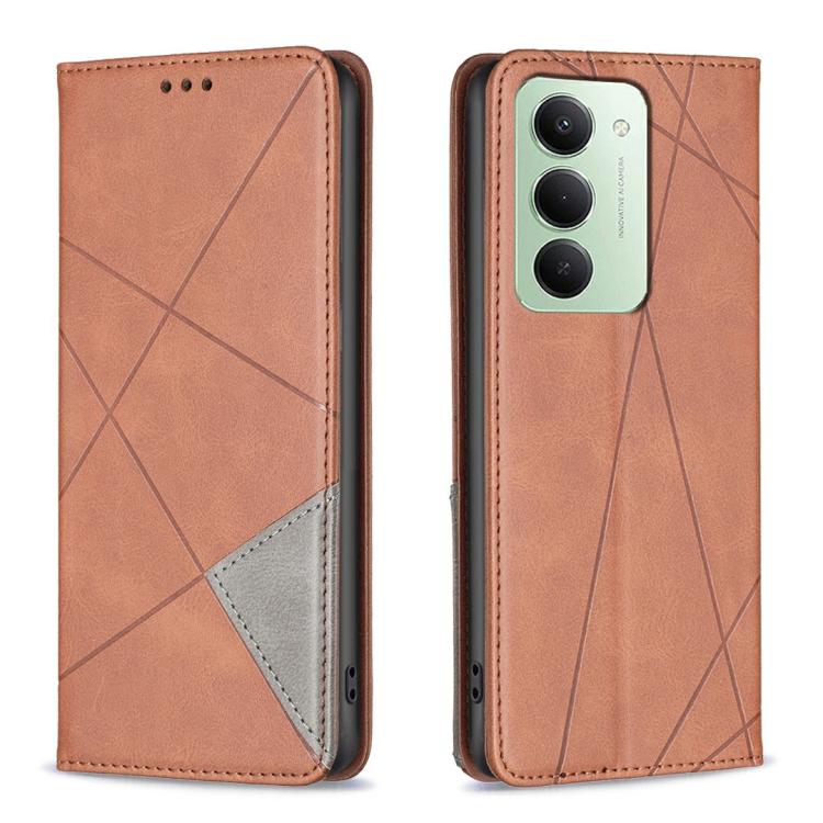 Rhombus Texture Magnetic Leather Phone Case, For Redmi K90 / Poco F8 Pro 5G, For Redmi 15 5G Global / 15 4G SEA 169.5mm, For Redmi A5 4G 171.7mm, For Redmi K80 / K80 Pro, For Redmi Note 14 Pro 4G, For Redmi Note 14 4G 163.25mm, For Redmi Note 14 5G    ...