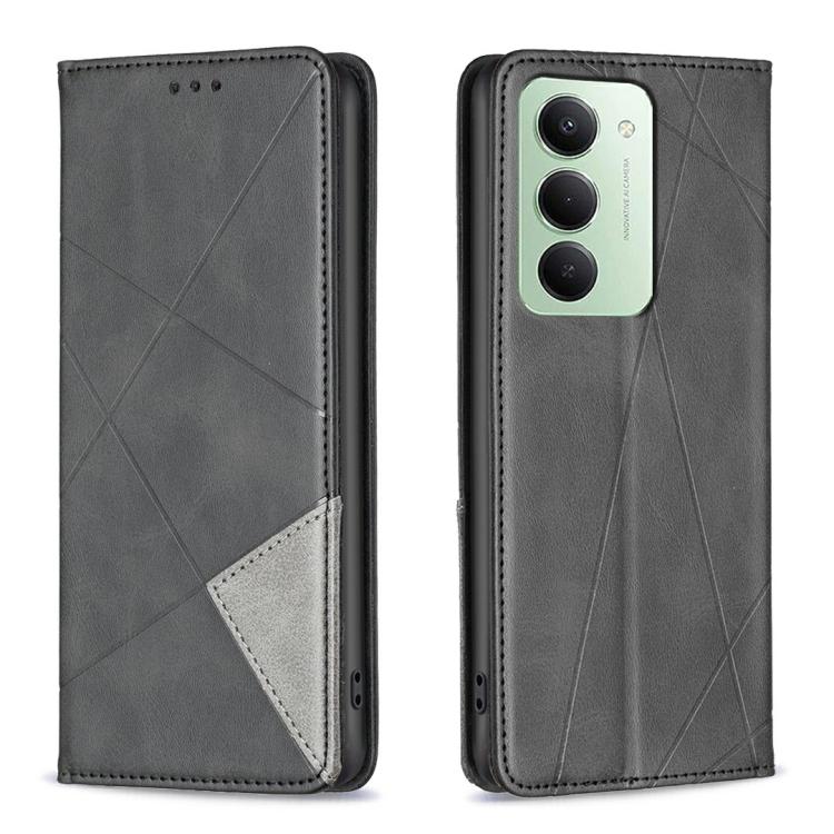Rhombus Texture Magnetic Leather Phone Case, For Redmi K90 / Poco F8 Pro 5G, For Redmi 15 5G Global / 15 4G SEA 169.5mm, For Redmi A5 4G 171.7mm, For Redmi K80 / K80 Pro, For Redmi Note 14 Pro 4G, For Redmi Note 14 4G 163.25mm, For Redmi Note 14 5G    ...