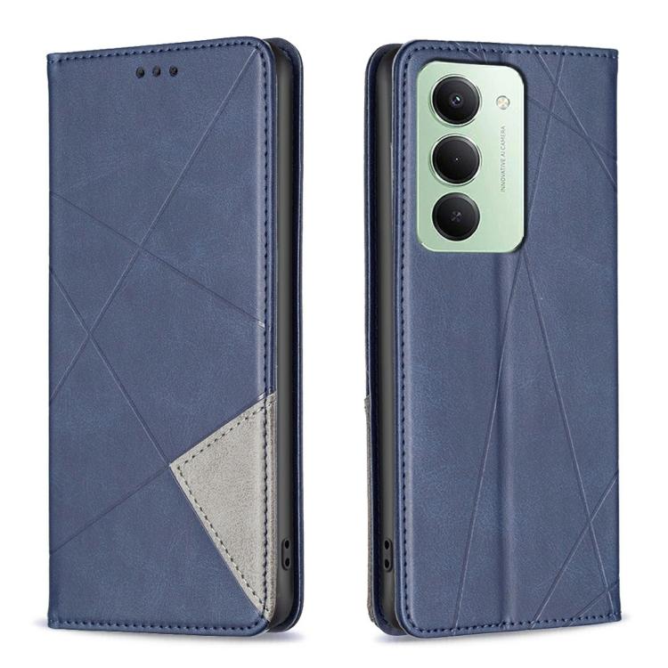 Rhombus Texture Magnetic Leather Phone Case, For Redmi K90 / Poco F8 Pro 5G, For Redmi 15 5G Global / 15 4G SEA 169.5mm, For Redmi A5 4G 171.7mm, For Redmi K80 / K80 Pro, For Redmi Note 14 Pro 4G, For Redmi Note 14 4G 163.25mm, For Redmi Note 14 5G    ...