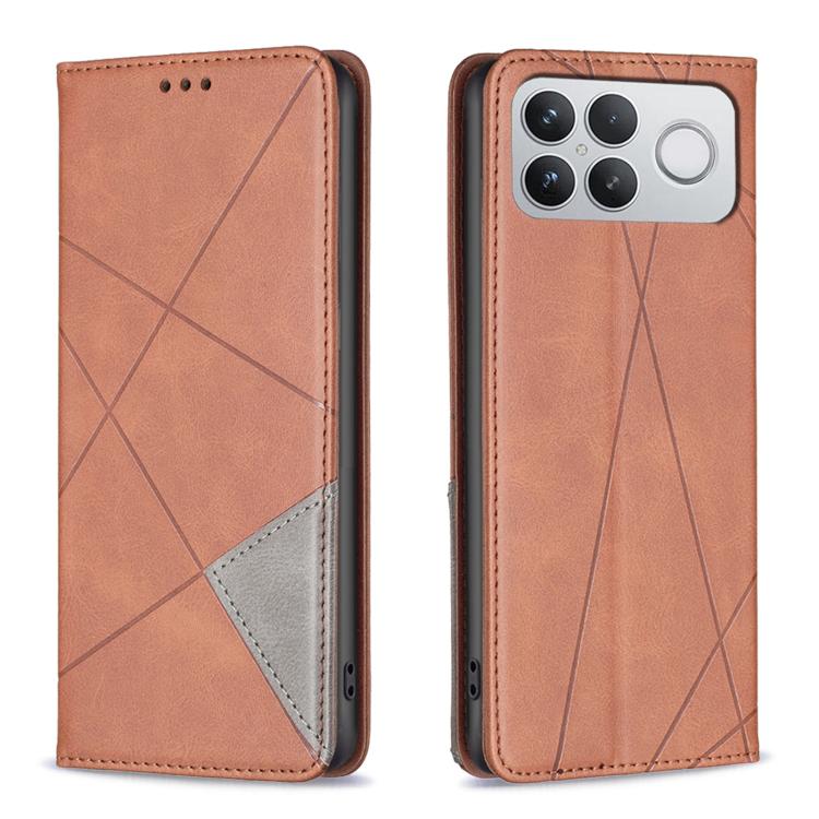 Rhombus Texture Magnetic Leather Phone Case, For Redmi K90 Max 5G, For Redmi A7 Pro 171mm / Poco C85x 5G, For Redmi 15a 5G, For Redmi Tubo 5 Max / Poco X8 Pro Max, For Redmi Tubo 5 / Poco X8 Pro 5G, For Redmi Note 15 5G Global 164mm                    ...