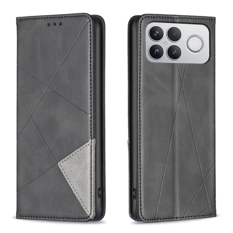 Rhombus Texture Magnetic Leather Phone Case, For Redmi K90 Max 5G, For Redmi A7 Pro 171mm / Poco C85x 5G, For Redmi 15a 5G, For Redmi Tubo 5 Max / Poco X8 Pro Max, For Redmi Tubo 5 / Poco X8 Pro 5G, For Redmi Note 15 5G Global 164mm                    ...