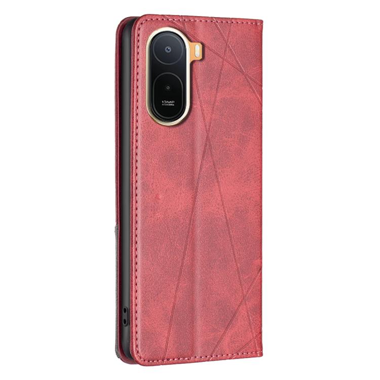 Rhombus Texture Magnetic Leather Phone Case, For Redmi A7 Pro 171mm / Poco C85x 5G, For Redmi 15a 5G, For Redmi Tubo 5 Max / Poco X8 Pro Max, For Redmi Tubo 5 / Poco X8 Pro 5G, For Redmi Note 15 5G Global 164mm, For Redmi K90 Pro Max/Poco F8 Ultra     ...