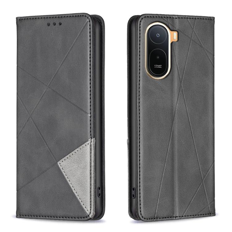 Rhombus Texture Magnetic Leather Phone Case, For Redmi K90 Max 5G, For Redmi A7 Pro 171mm / Poco C85x 5G, For Redmi 15a 5G, For Redmi Tubo 5 Max / Poco X8 Pro Max, For Redmi Tubo 5 / Poco X8 Pro 5G, For Redmi Note 15 5G Global 164mm                    ...