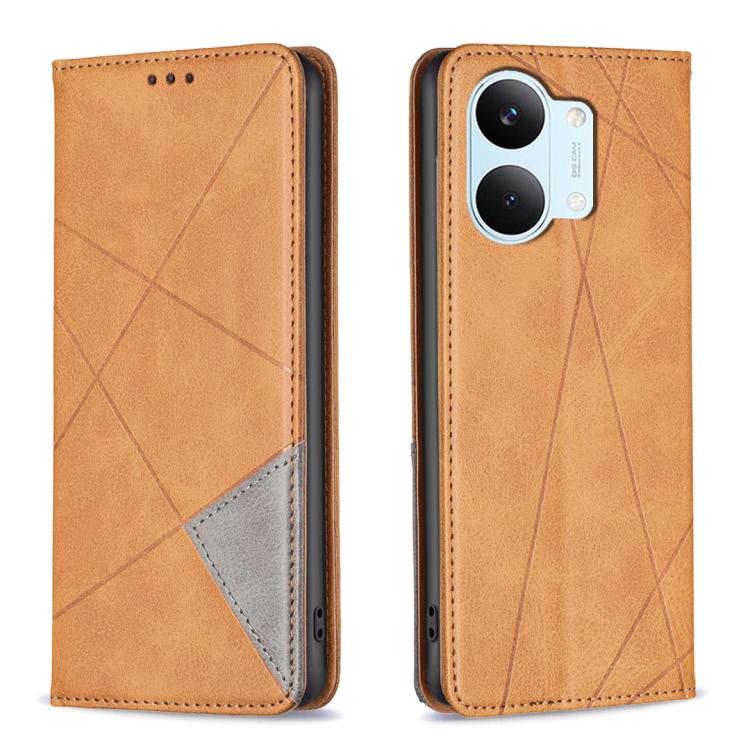 Rhombus Texture Magnetic Leather Phone Case, For Redmi K90 Max 5G, For Redmi A7 Pro 171mm / Poco C85x 5G, For Redmi 15a 5G, For Redmi Tubo 5 Max / Poco X8 Pro Max, For Redmi Tubo 5 / Poco X8 Pro 5G, For Redmi Note 15 5G Global 164mm                    ...