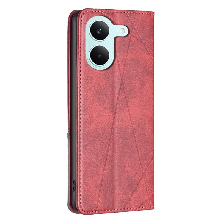 Rhombus Texture Magnetic Leather Phone Case, For Redmi Tubo 5 / Poco X8 Pro 5G, For Redmi Note 15 5G Global 164mm, For Redmi K90 Pro Max/Poco F8 Ultra, For Redmi Note 15 Pro 4G Global 163.2mm, For Redmi K90 / Poco F8 Pro 5G                             ...