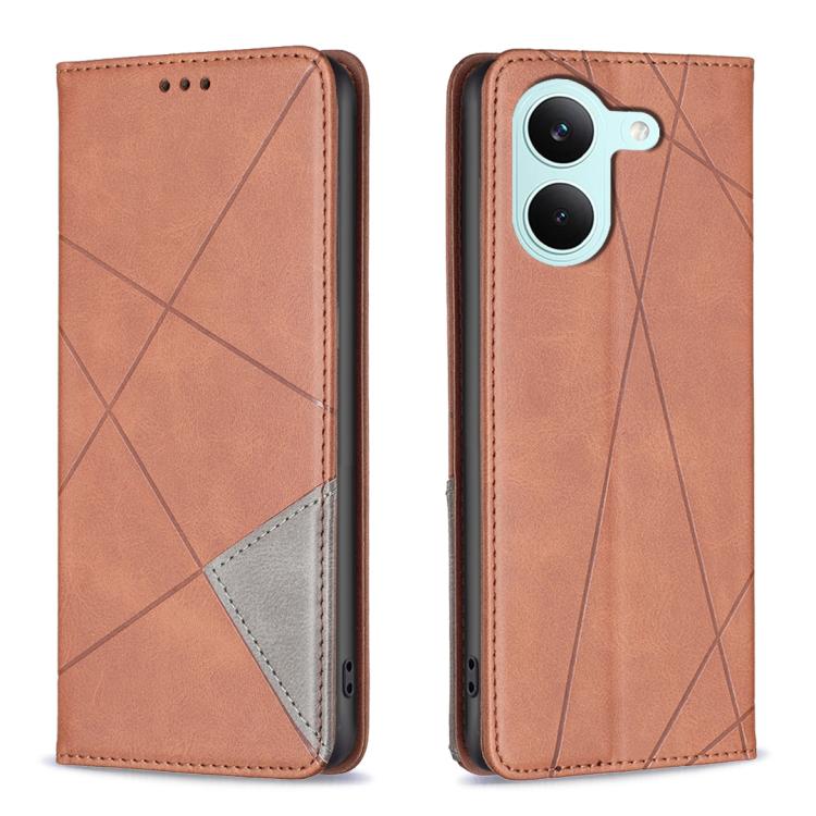 Rhombus Texture Magnetic Leather Phone Case, For Redmi Tubo 5 / Poco X8 Pro 5G, For Redmi Note 15 5G Global 164mm, For Redmi K90 Pro Max/Poco F8 Ultra, For Redmi Note 15 Pro 4G Global 163.2mm, For Redmi K90 / Poco F8 Pro 5G                             ...