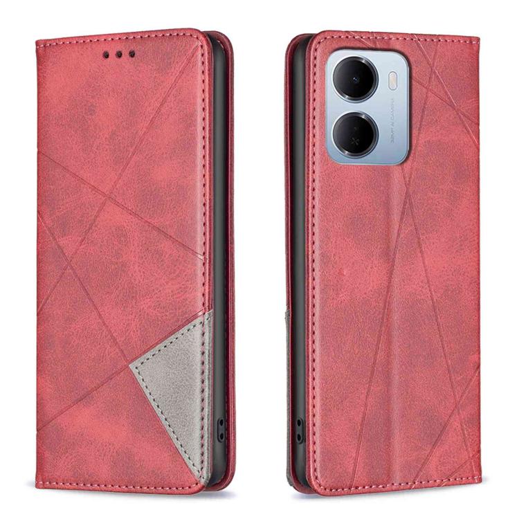 Rhombus Texture Magnetic Leather Phone Case, For Redmi A7 Pro 171mm / Poco C85x 5G, For Redmi 15a 5G, For Redmi Tubo 5 Max / Poco X8 Pro Max, For Redmi Tubo 5 / Poco X8 Pro 5G, For Redmi Note 15 5G Global 164mm, For Redmi K90 Pro Max/Poco F8 Ultra     ...