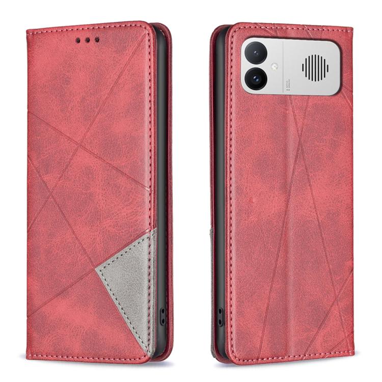 Rhombus Texture Magnetic Leather Phone Case, For Redmi K90 Max 5G, For Redmi A7 Pro 171mm / Poco C85x 5G, For Redmi 15a 5G, For Redmi Tubo 5 Max / Poco X8 Pro Max, For Redmi Tubo 5 / Poco X8 Pro 5G, For Redmi Note 15 5G Global 164mm                    ...