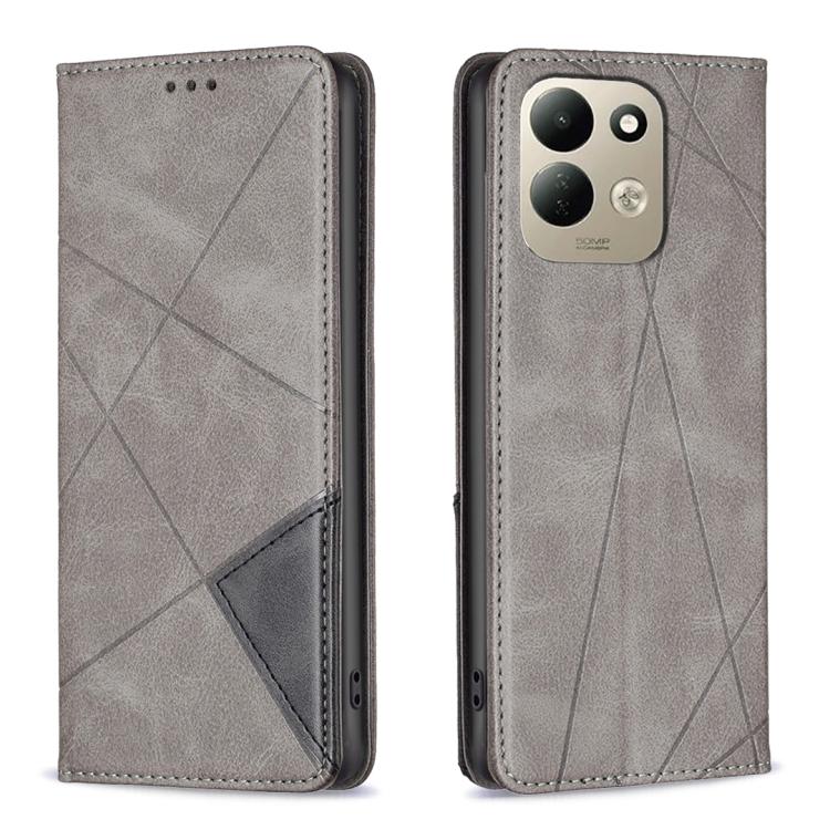 Rhombus Texture Magnetic Leather Phone Case, For Redmi Note 17 Pro 5G Global 163mm, For Redmi Note 17 Pro+ 5G Global 163mm, For Redmi 17 4G / 5G Global 170mm, For Redmi Note 17 4G Global 171mm, For Redmi K90 Max 5G, For Redmi A7 Pro 171mm / Poco C85x 5...