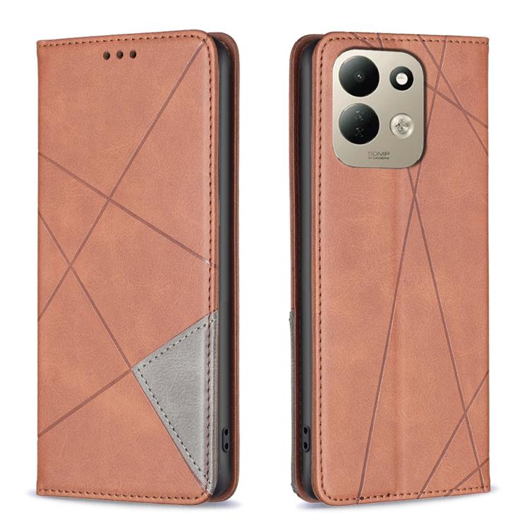 Rhombus Texture Magnetic Leather Phone Case, For Redmi Note 17 Pro 5G Global 163mm, For Redmi Note 17 Pro+ 5G Global 163mm, For Redmi 17 4G / 5G Global 170mm, For Redmi Note 17 4G Global 171mm, For Redmi K90 Max 5G, For Redmi A7 Pro 171mm / Poco C85x 5...