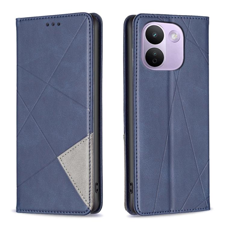 Rhombus Texture Magnetic Leather Phone Case, For Redmi Note 17 Pro 5G Global 163mm, For Redmi Note 17 Pro+ 5G Global 163mm, For Redmi 17 4G / 5G Global 170mm, For Redmi Note 17 4G Global 171mm, For Redmi K90 Max 5G, For Redmi A7 Pro 171mm / Poco C85x 5...