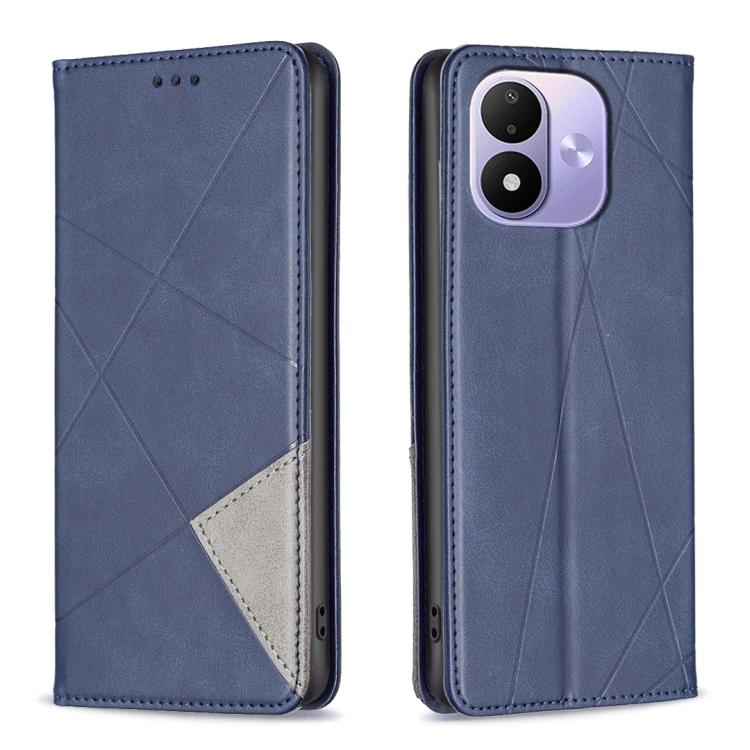 Rhombus Texture Magnetic Leather Phone Case, For Redmi Note 17 Pro 5G Global 163mm, For Redmi Note 17 Pro+ 5G Global 163mm, For Redmi 17 4G / 5G Global 170mm, For Redmi Note 17 4G Global 171mm, For Redmi K90 Max 5G, For Redmi A7 Pro 171mm / Poco C85x 5...