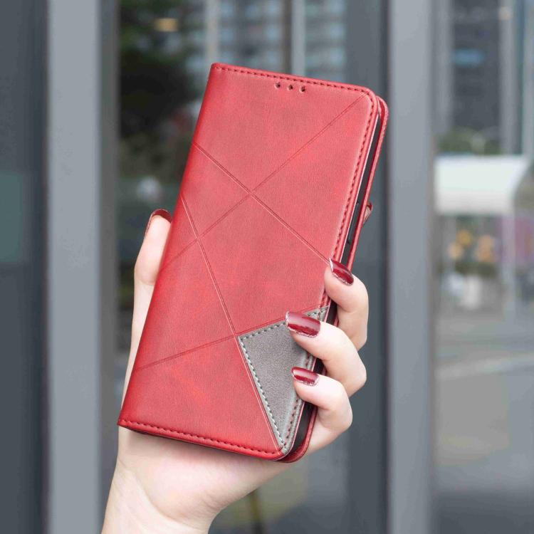Rhombus Texture Magnetic Leather Phone Case, For Redmi Note 17 Pro 5G Global 163mm, For Redmi Note 17 Pro+ 5G Global 163mm, For Redmi 17 4G / 5G Global 170mm, For Redmi Note 17 4G Global 171mm, For Redmi K90 Max 5G, For Redmi A7 Pro 171mm / Poco C85x 5...