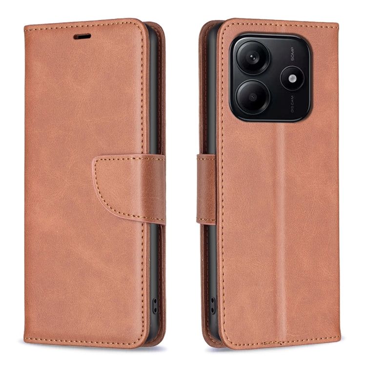Lambskin Texture Pure Color Flip Leather Phone Case, For Redmi Note 14 Pro 4G, For Redmi Note 14 4G 163.25mm, For Redmi Note 14 5G, For Redmi Note 14 Pro 5G / Note 14 Pro+ 5G, For Redmi 14C 4G