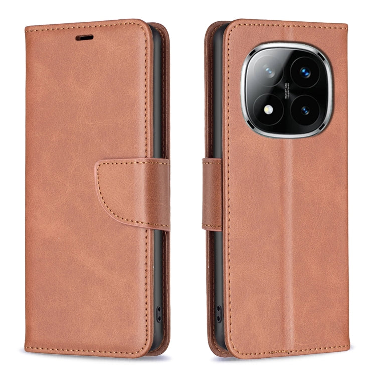 Lambskin Texture Pure Color Flip Leather Phone Case, For Redmi Note 14 Pro 4G, For Redmi Note 14 4G 163.25mm, For Redmi Note 14 5G, For Redmi Note 14 Pro 5G / Note 14 Pro+ 5G, For Redmi 14C 4G