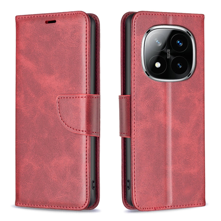 Lambskin Texture Pure Color Flip Leather Phone Case, For Redmi Note 14 Pro 4G, For Redmi Note 14 4G 163.25mm, For Redmi Note 14 5G, For Redmi Note 14 Pro 5G / Note 14 Pro+ 5G, For Redmi 14C 4G